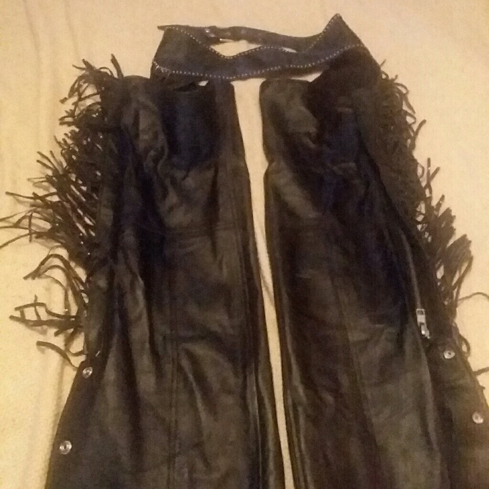 Leather chaps